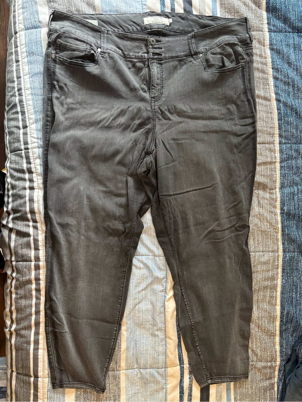 Stretch High-Rise Black Women's Jeans